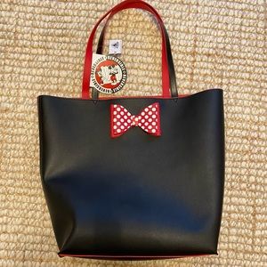 Minnie Mouse Reversible Bow Tote NWT
